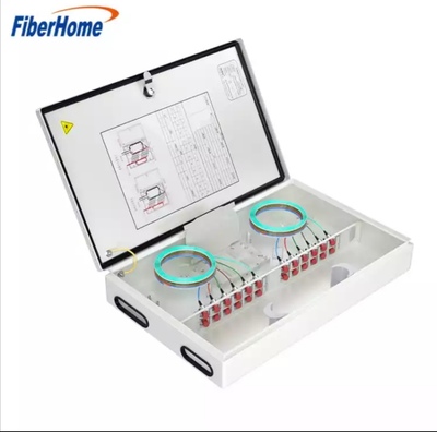 烽火金属室内外壁挂12芯分纤箱 FDP-220-M1WW-12-A1-00-HYW1